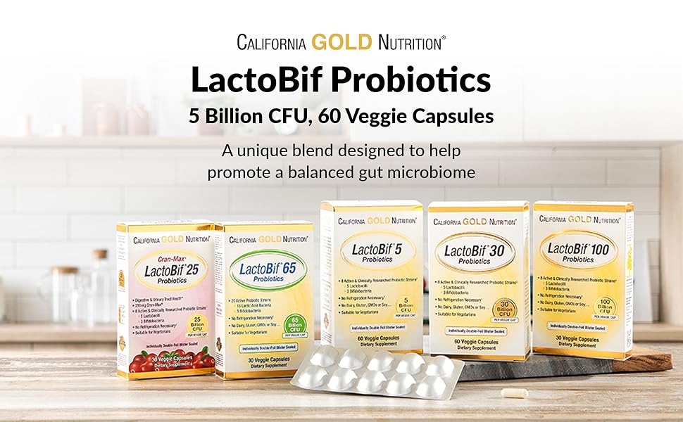 California Gold Nutrition LactoBif Probiotics