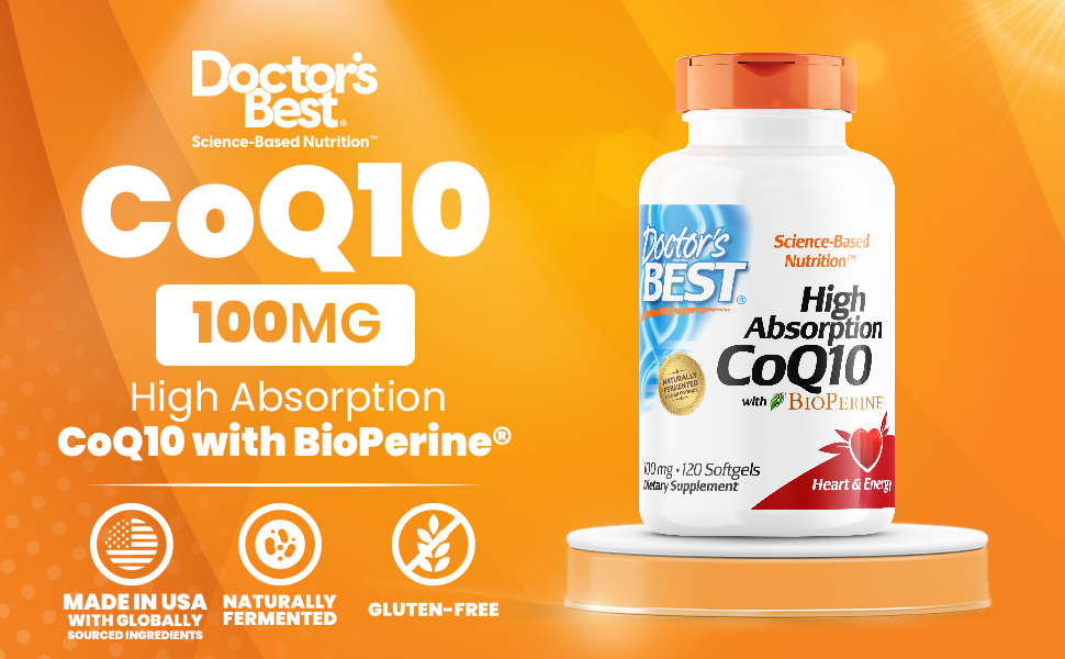 Doctor's Best High Absorption CoQ10 with BioPerine