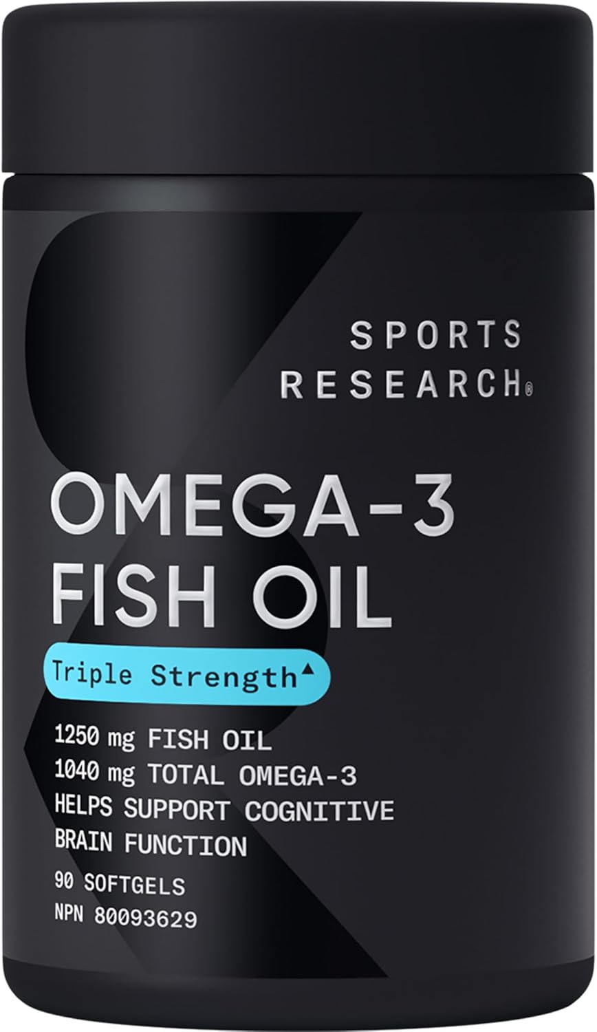 Sports Research Omega-3 Fish Oil